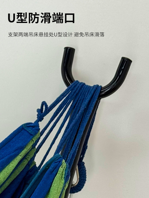 屋外スイングハンモックスタンド キャンプ用 シングル/ダブル キャンバス製 横転防止 ポータブル 分解可能 クロスボーダーキャンプ用ハンモック|undefined