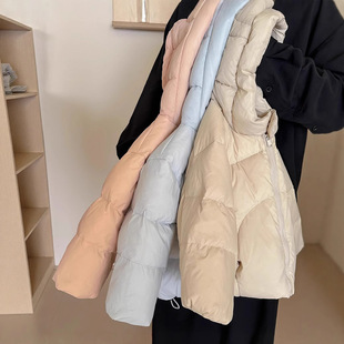 Children's Foreign Trade down Jacket 2025 Autumn and Winter New Korean Style Boys and Girls White Duck down Hooded Outerwear