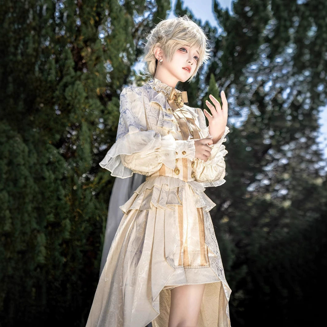 AG оригинальный повседневный аристократический британский дворцовый стиль, одежда, выставка комиксов, костюм Лолиты с юбкой