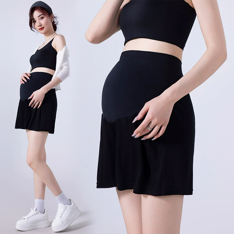 Шорты для беременных, летняя тонкая верхняя одежда, свободные повседневные спортивные брюки с широкими штанинами, брюки-кюлоты из чистого хлопка в балетном стиле, женская летняя одежда
