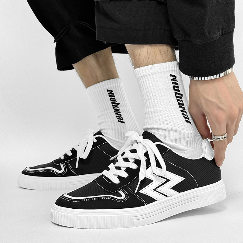 Men's Casual Flat Canvas Sneakers Versatile Student Shoes_voghion.com