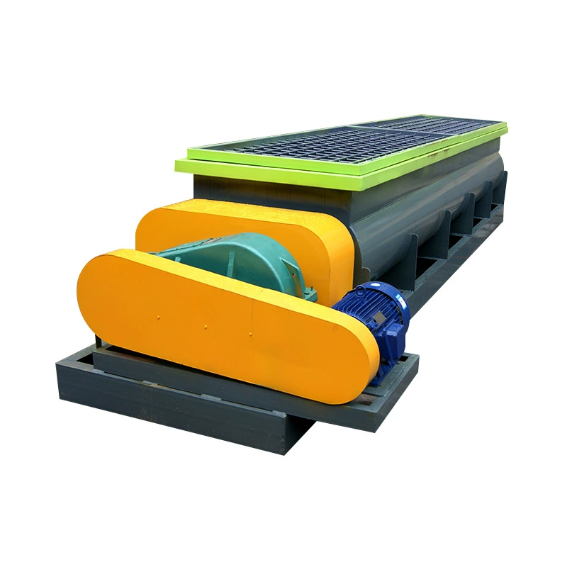 Химическая машина для смешивания сухого порошка удобрения Горизонтальная машина для смешивания 1 тонна горизонтальная мешалка двухосный миксер для смешивания удобрений