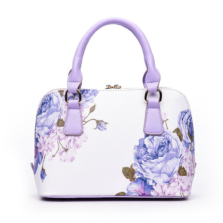 New trendy printed shell bags, European and American women's bags, single-shoulder crossbody hand-held women's bags, cross-border one-piece delivery worldwide undefined