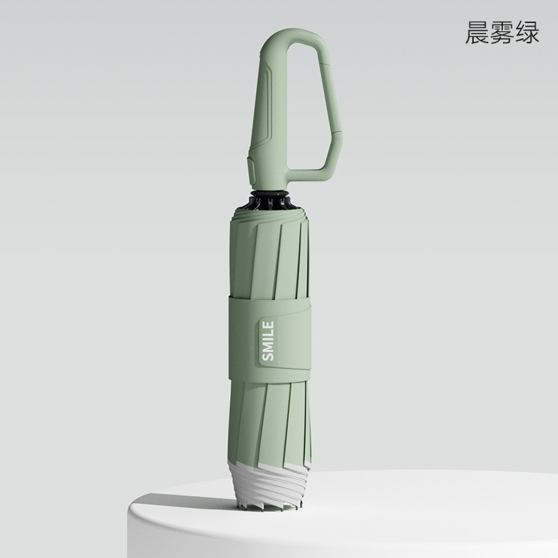 ZUODU左都全自动环扣雨伞反向大号加固加厚抗风男士商务折叠雨伞|undefined