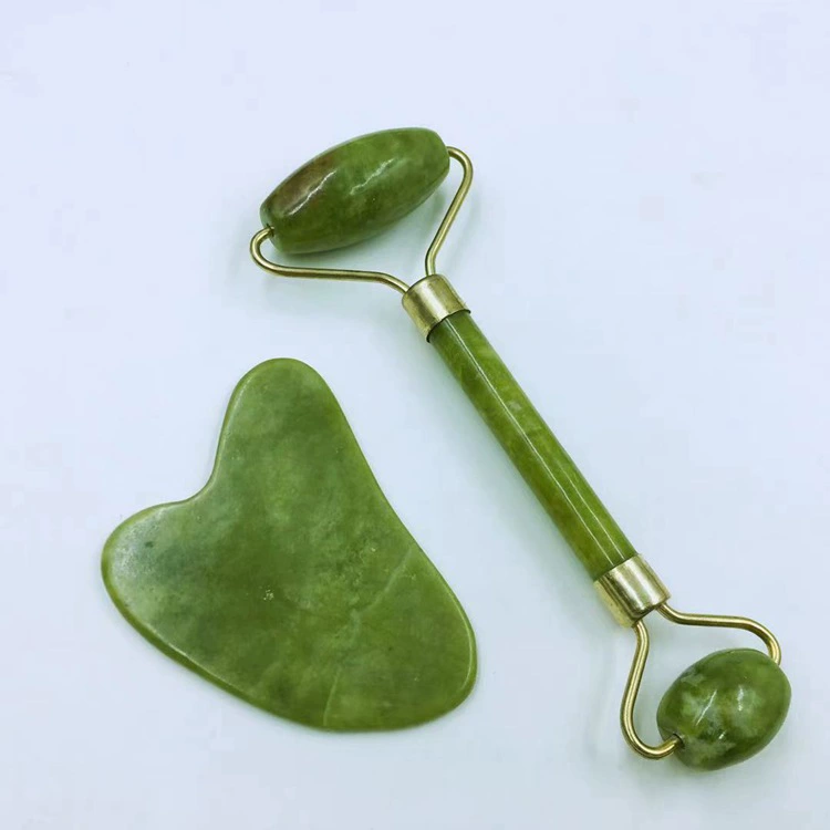 Cosmetic natural ore jade, massager for face
