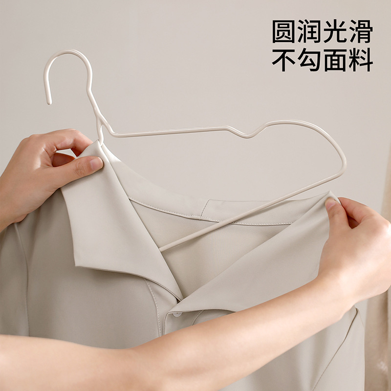 FaSoLa衣服晾晒架家用加大凹槽防滑成人衣撑学生宿舍护肩无痕衣架|undefined