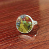 Adjustable ring, fashionable universal accessories, with gem