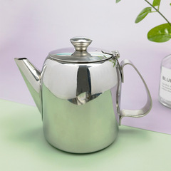 亞馬遜不鏽鋼咖啡壺熱賣泡茶壺餐廳茶樓用大容量冷水壺安士茶壺