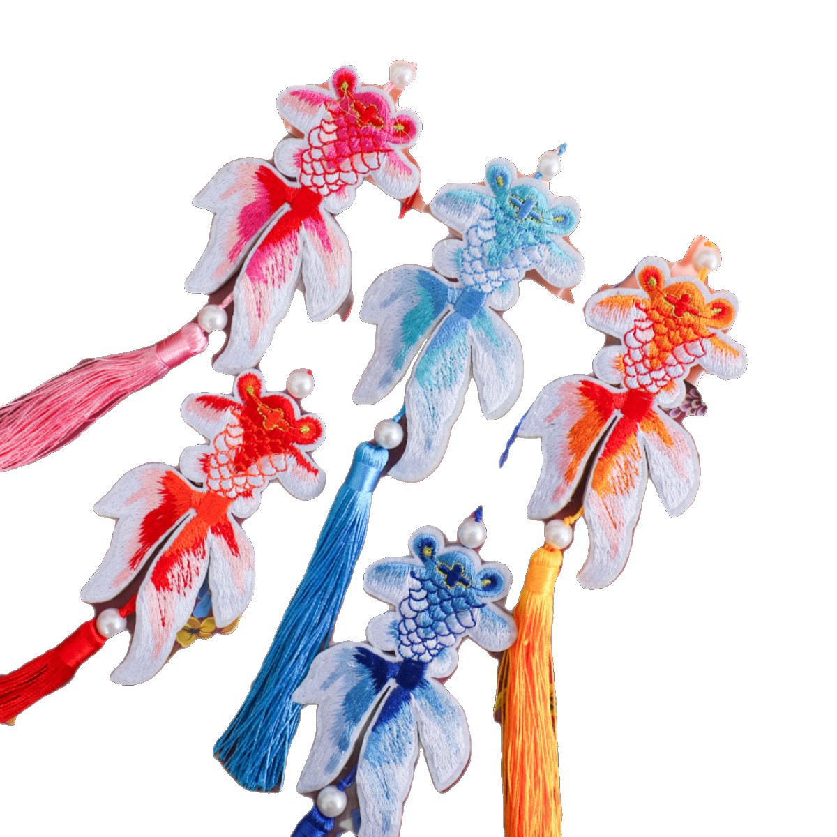 Año Nuevo siete colores Koi alto nivel colgante Fulong accesorios decoraciones para el hogar bordas