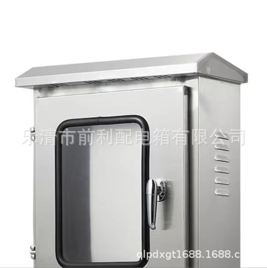 大量供应各种不锈钢双层门户外防雨可视配电箱柜201 304