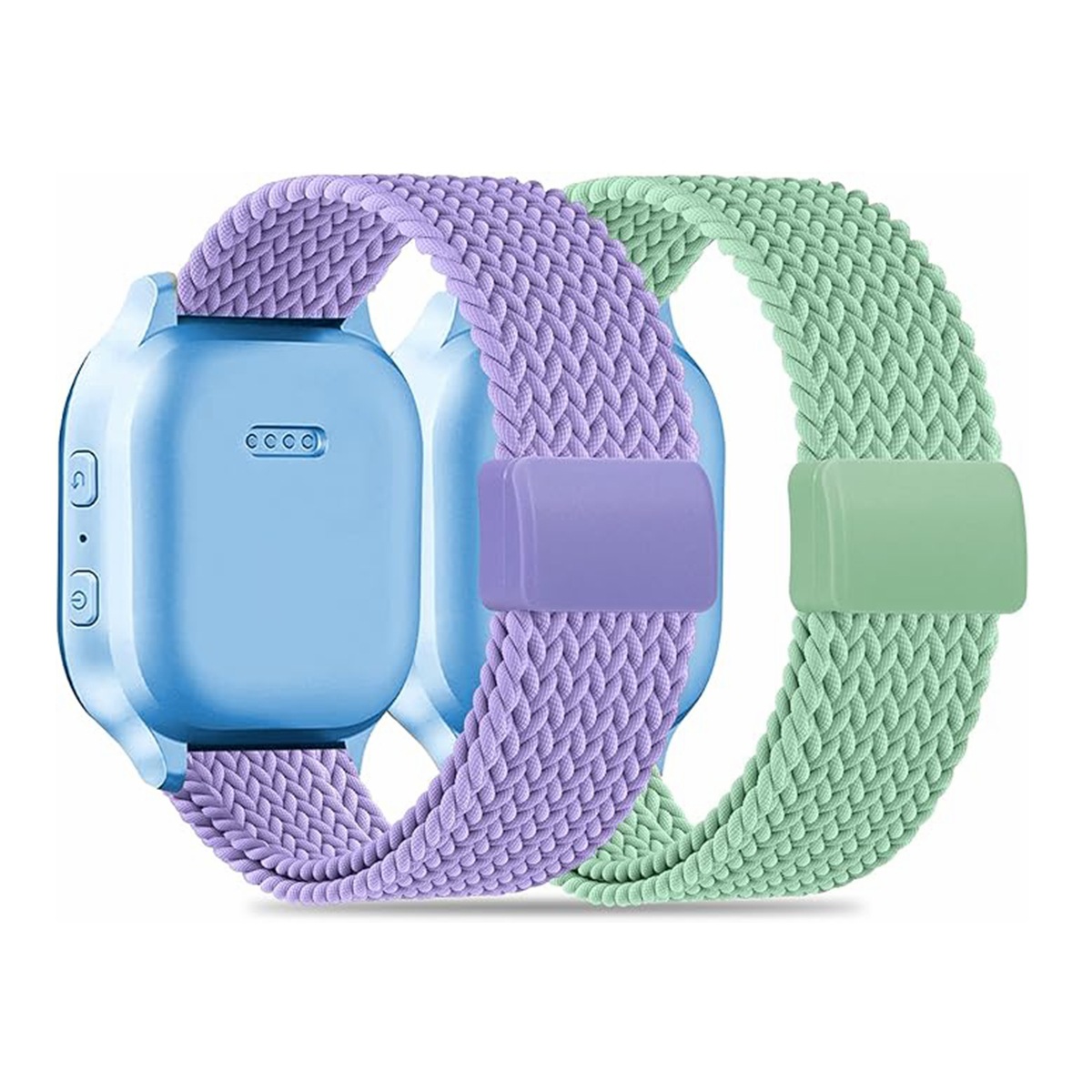 Suitable for Samsung Watch7/6 Elastic Magnetic Strap Huawei Gt4/3/2 Woven Strap Apple S8 Watch Strap