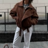 Short brown jacket