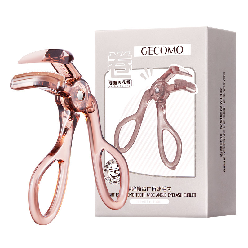 GECOMO 明るい目コーム広角まつげカーラー交換用粘着ストリップ付き長持ちスタイリングポータブルまつげカーリング|undefined