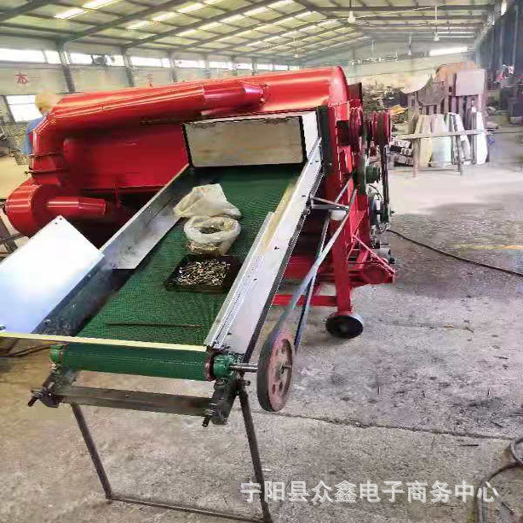 自动进料版电动打谷机山西家用高粱脱粒机黍子打粒机大量现货供应