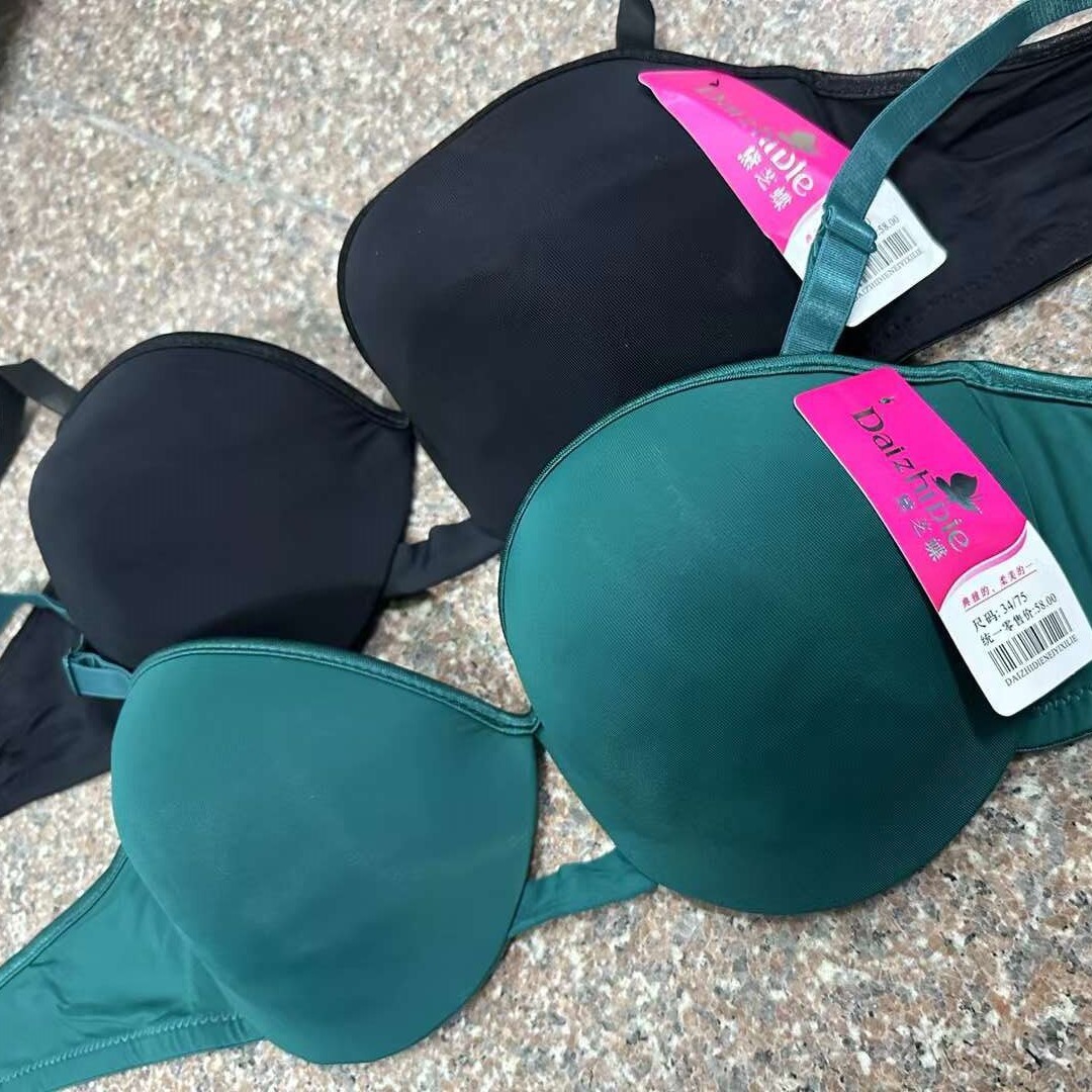 Comercio exterior nuevo exterior europeo y americano ropa interior de las mujeres individuales cómodo con anillo de acero más tamaño sujetador fábrica al por mayor image 1