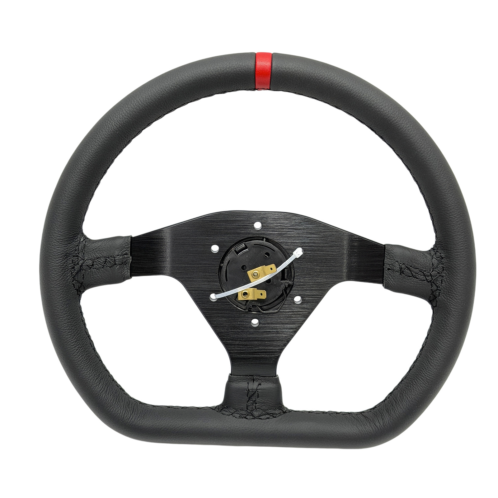 Factory Direct Sales Car Modified Steering Wheel, Genuine Leather 320mm Steering Wheel, Universal Steering Wheel for Racing Competition