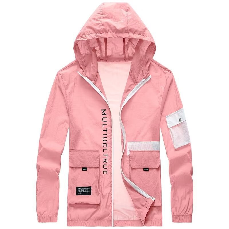 Camisas menos ropa de ropa protector solar hombre chaqueta de hielo ultrafina ventilada moda juvenil al aire libre camisa con sombrero de manga larga