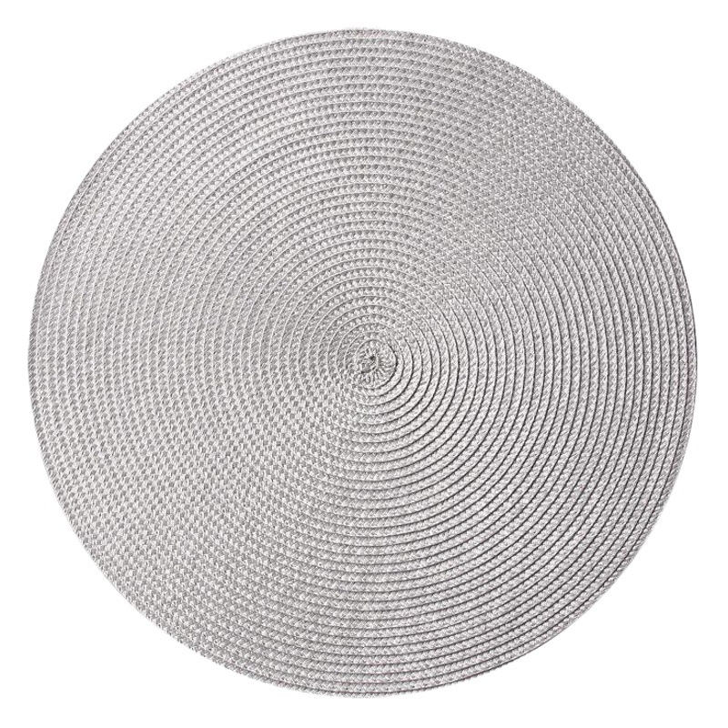 Pp manteles de hotel posavasos tapetes redondos tejidos tapetes manteles de mesa manteles occidentales tapetes impermeables para el hogar tapetes de tazón a prueba de aceite tapetes de aislamiento térmico