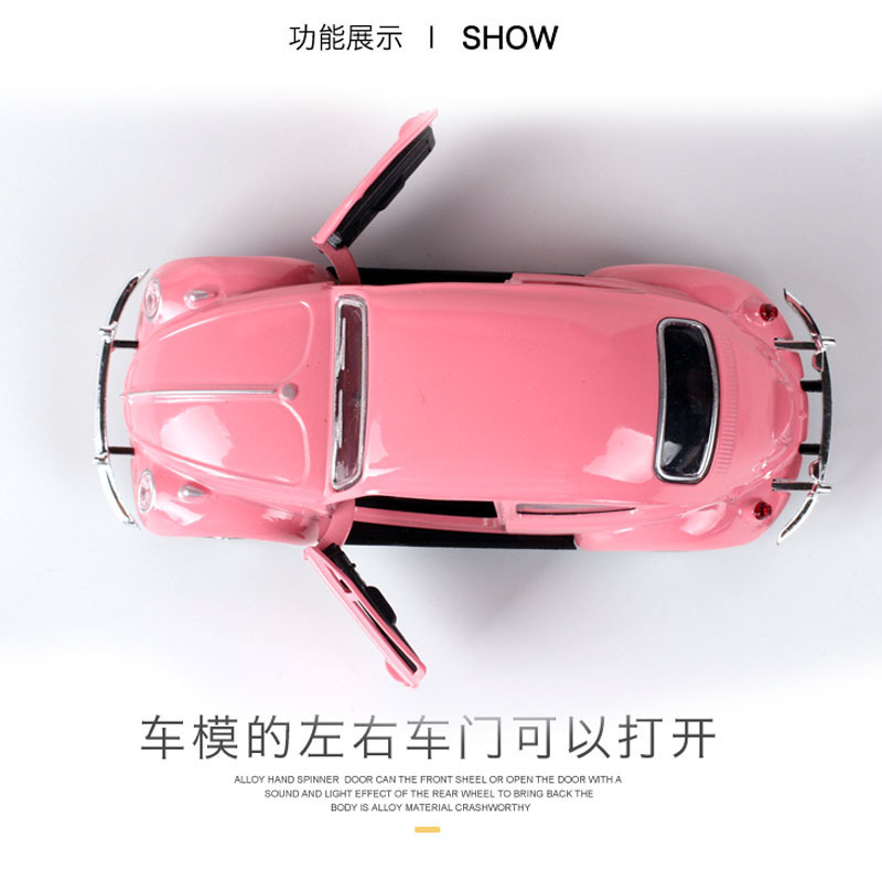 Adornos del modelo de coche de Master Beetle Adornos del modelo de coche de aleación realista Moda y hermosa caja de coche de retorno