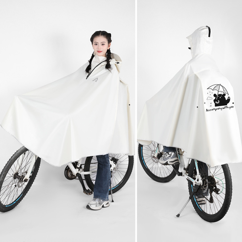 Capa de lluvia para bicicleta para estudiantes de secundaria secundaria para bicicleta de montaña para hombres y mujeres para montar una sola persona para todo el cuerpo a prueba de tormentas