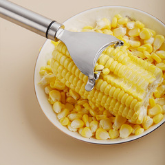 Stainless steel corn knife vegetable peeler home use manual corn peeling tool corn cob deseeder