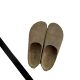 Row-style Soft-face Burken Shoes Women's Slip-on Heightened Baotou Genuine Leather Platform Lazy Shoes Burken Half Slippers Spring and Autumn