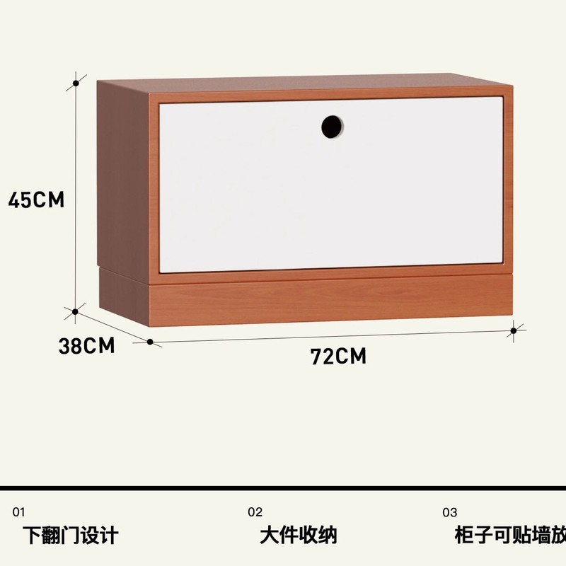 北欧实木电视柜 家用小户型收纳沙发边柜客厅中古风储物书柜组合|undefined