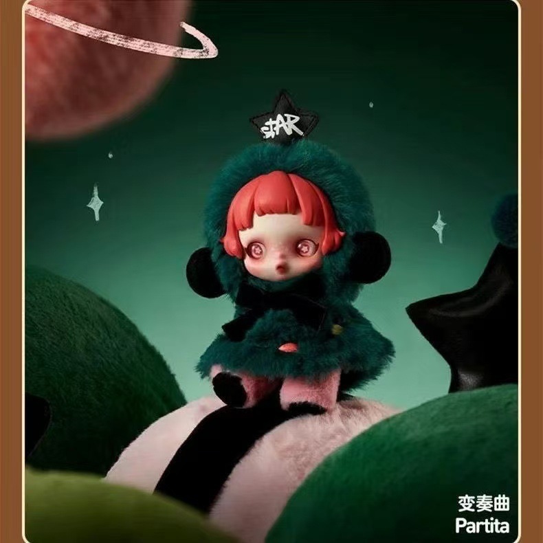 泡泡冬日乐章系列玛特搪胶脸毛绒公仔挂件盲盒玩具盲盒手办礼物|undefined