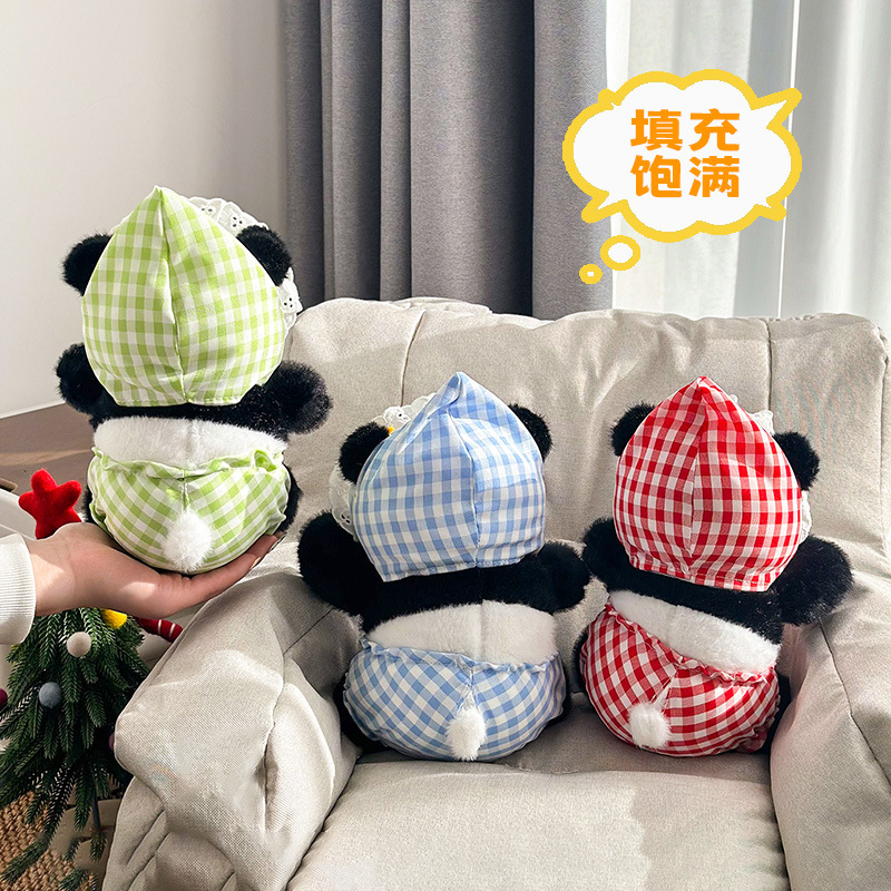 Nuevo panda gigante abraza oso muñeca juguete de peluche para dormir almohada muñeca de tela abraza corazón oso regalo