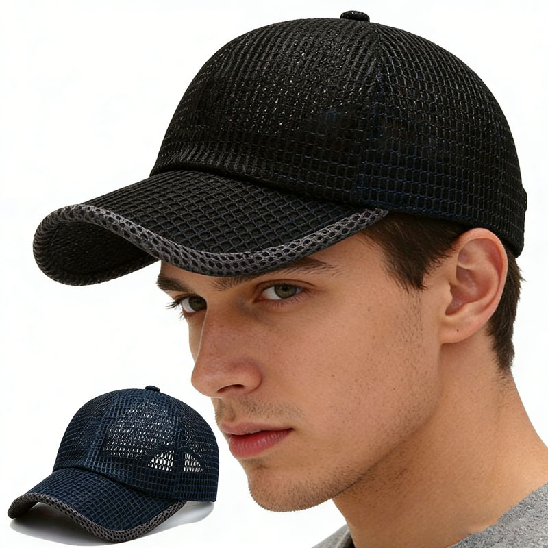 Outdoor Casual Mesh Baseball Cap, Unisex Mesh Hat, Versatile Sun Protection Breathable Sun Hat