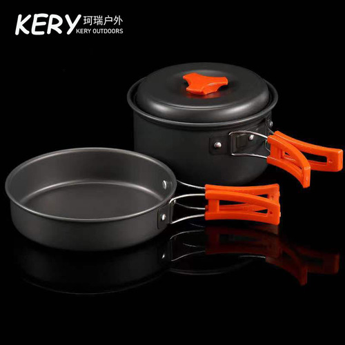 Outdoor Cooking Pot for 1-2 People, Portable Camping Pot, Outdoor Cooking Pot, DS200