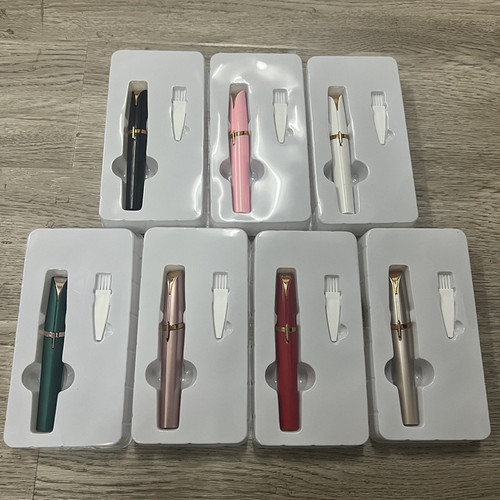 Cross-border lipstick eyebrow shaver electric eyebrow trimmer women's hair removal eyebrow trimmer household mini shaver