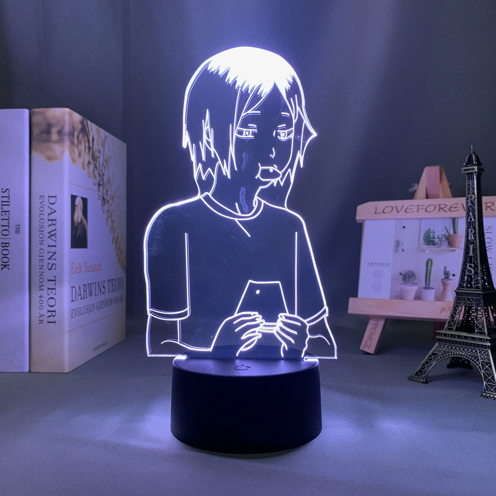 Акриловая ночная LED-лампа с волейболом, минифигура, 3D, подарок на день рождения