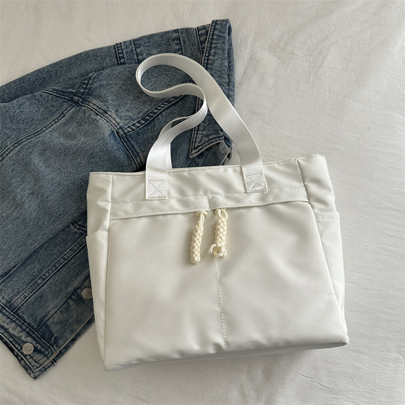 2024 nuevo bolso de tela de gran capacidad para mujeres extranjeras bolso de lona de moda red de nicho de alta calidad bolso de hombro