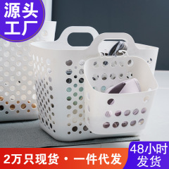 大容量プラスチック汚れた衣類バスケットプラスチック浴室汚れた衣類収納バスケットアーティファクト折りたたみ式壁掛け汚れた衣類バスケット