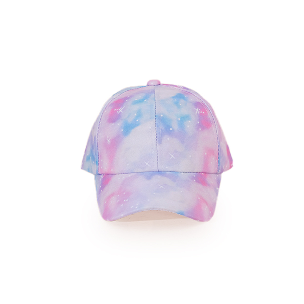 Spring And Summer New Children's Peaked Cap Tie-dye Pattern Wide Brim Shade display picture 5