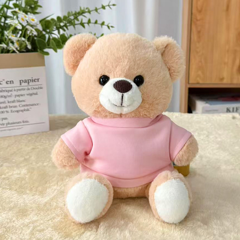 Suéter transfronterizo Teddy Bear muñecas muñecas juguetes de peluche actividad de publicidad LOGO impresión regalos de graduación escolar