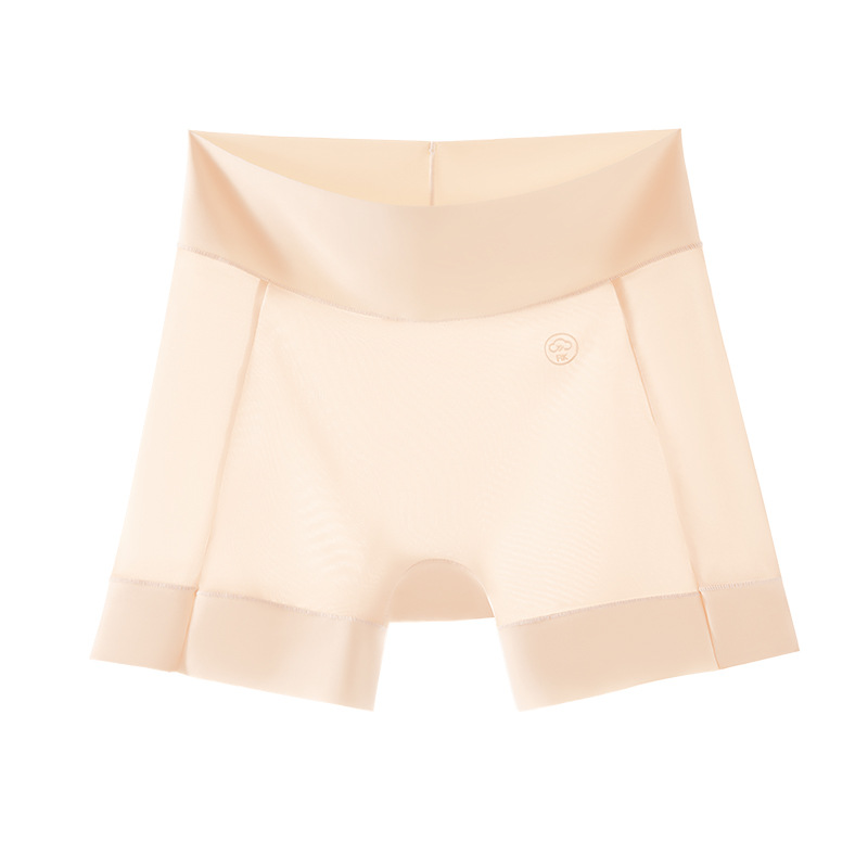 Pantalones de seguridad de gran tamaño para mujer, estilo delgado de verano, sin costuras y sin rizos, base líquida dos en uno, leggings de seda de hielo