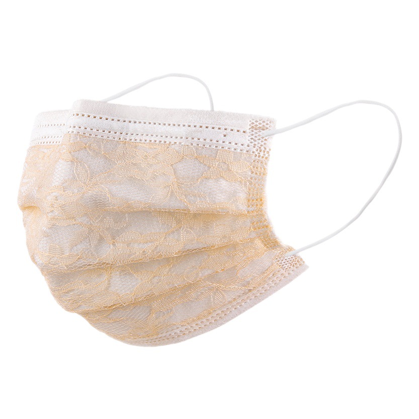 Japanese Mask Lace Disposable Protective Four Layers with 95 Melt-Blown Facemask Summer Sun Protection Mask Sunshade