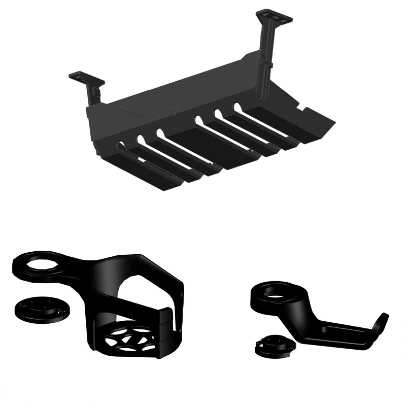 Computer Desk Accessories Cable Management Box Water Cup Holder Headphone Hook