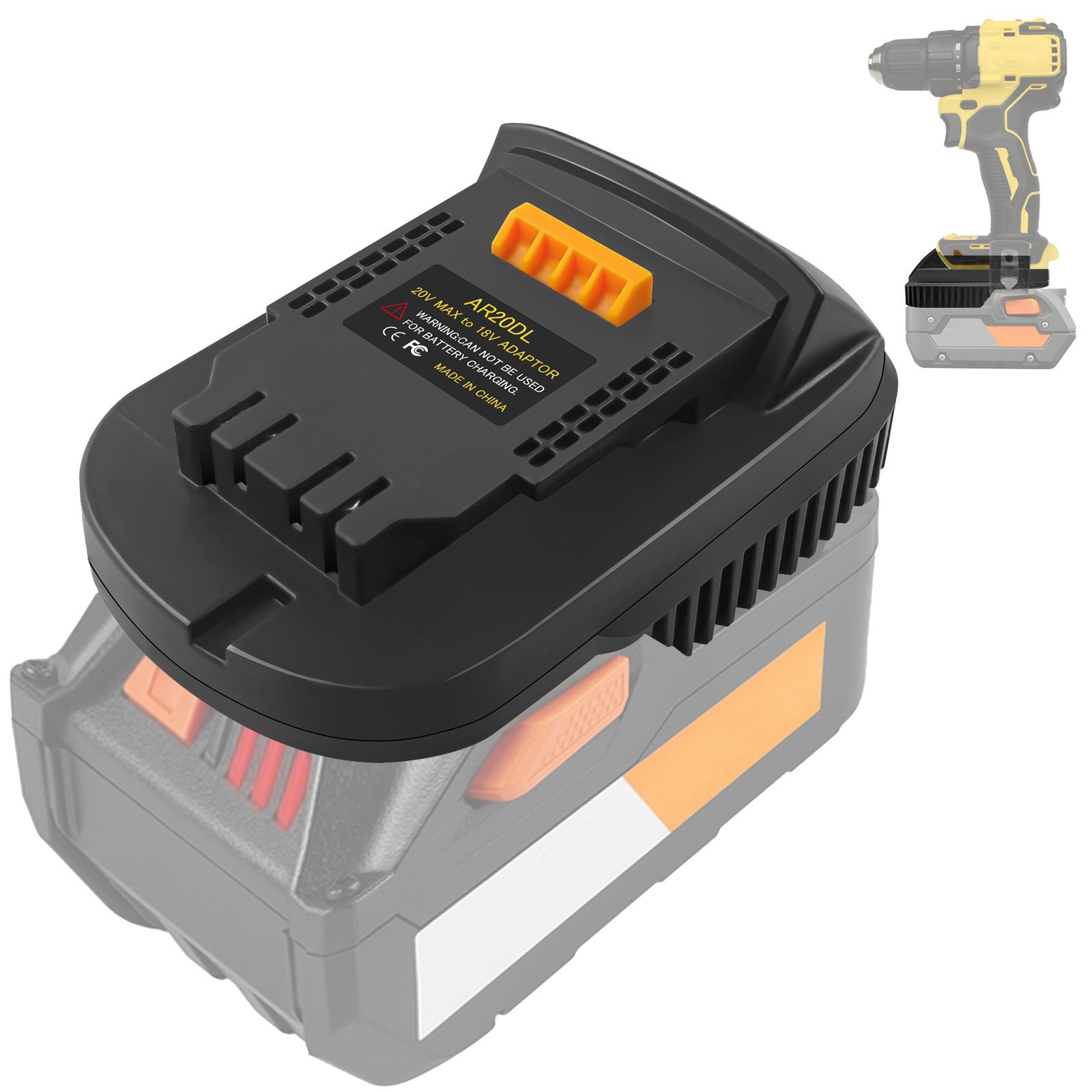 Adaptador de batería de cabello directo del fabricante es compatible con Dewei Mutian MiWatch 100 convertidores de baterías rotativas mutuas image 46