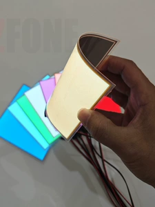 Kəsilə bilən LED işıq yayan təbəqə, ultra-nazik işıq lövhəsi, 12V çevik işıq lövhəsi