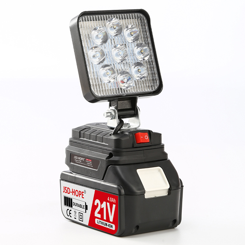 严选批发跨境多功能充电式投光灯户外地摊照明灯锂电池露营灯灯具