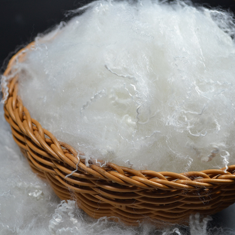 厂家批发三中空维超柔3D羽绒填充家纺枕芯抱枕棉 pp公仔棉填充物