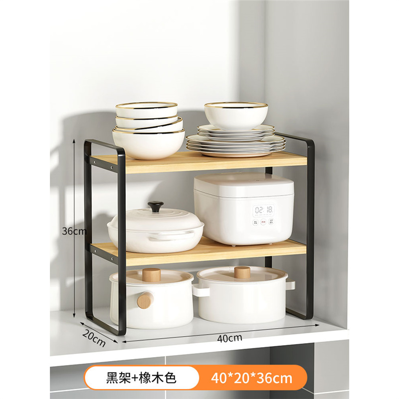 Organizador multinivel para encimera de cocina – para vasos, utensilios, con zona de drenaje