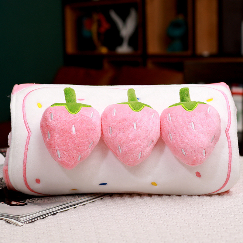 Siesta para niños pastel rollo manta cubierta edredón siesta de oficina aire acondicionado manta coche cubierta pierna Manta se puede almacenar