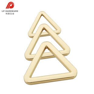 Metal Triangle Buckle Luggage Accessories Triangle Closed Ring Buckle Belt Satchel Connecting Buckle Suit Decorative Buckle