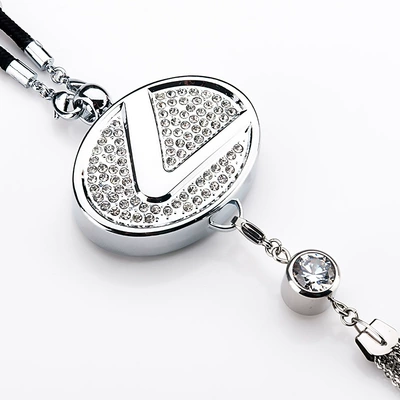 Car hanging — with Long-Lasting Light Fragrance Essential Oil - lexus-full-diamond-pendant-tassel-pendant-comes-with-spray-head-perfume-1-bottle-of-blue-ocean