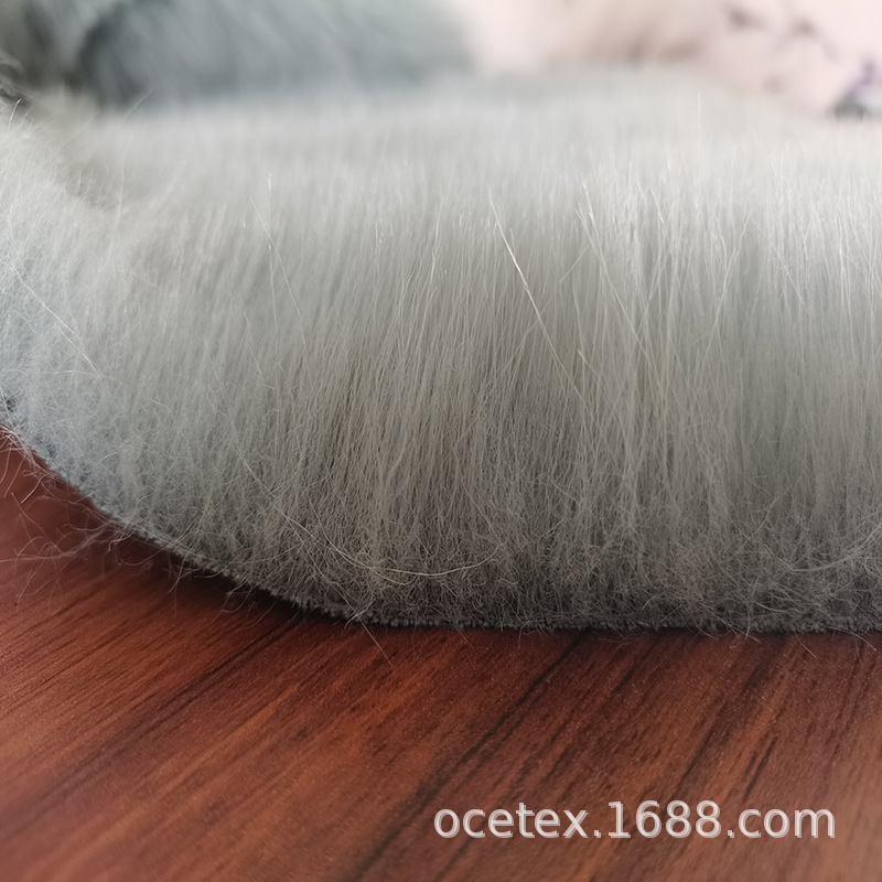 厂销托卡长毛绒布料秋冬季时装外套面料仿狐狸毛托卡坎毛皮草面料