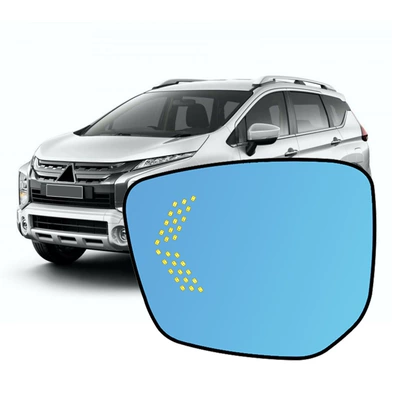 and Flowing Light, Large field of view rear view auxiliary mirror